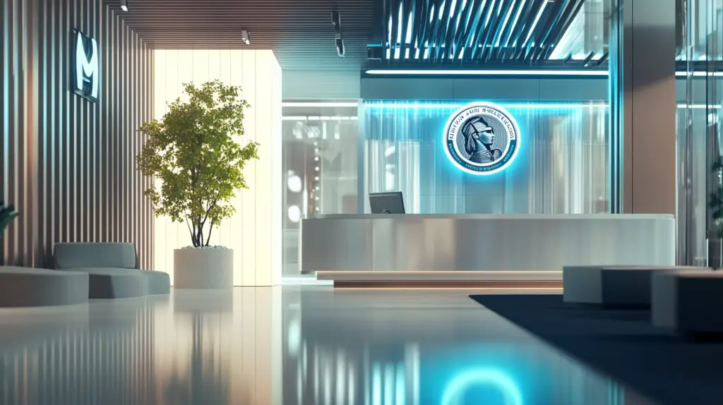 American Express-Aktie modernes büro