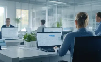 modernen Büros mit einem Team von Vermarktern Google Open-Source Marketing Mix Modell Meridian