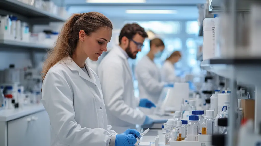 Laborumgebung mit Wissenschaftlern Novartis AG Ergebnisse