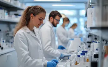 Laborumgebung mit Wissenschaftlern Novartis AG Ergebnisse