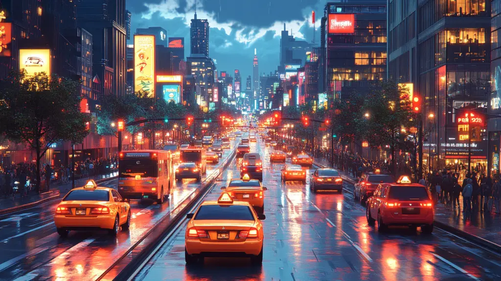 Uber vierten Quartal 2024 Taxi in Amerika