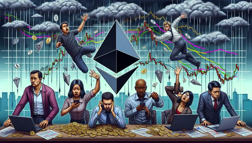 Ethereum fällt unter 2.100 $, niedrigster Stand seit 15 Monaten
